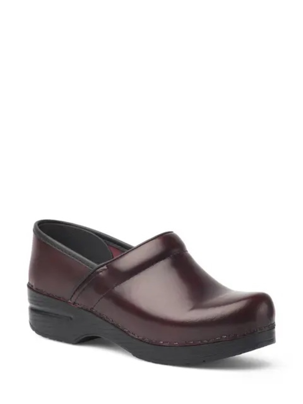 Dansko Professional Cordovan Cabrio Burgundy Leather Clogs Size 39 / US 8.5 NWOB